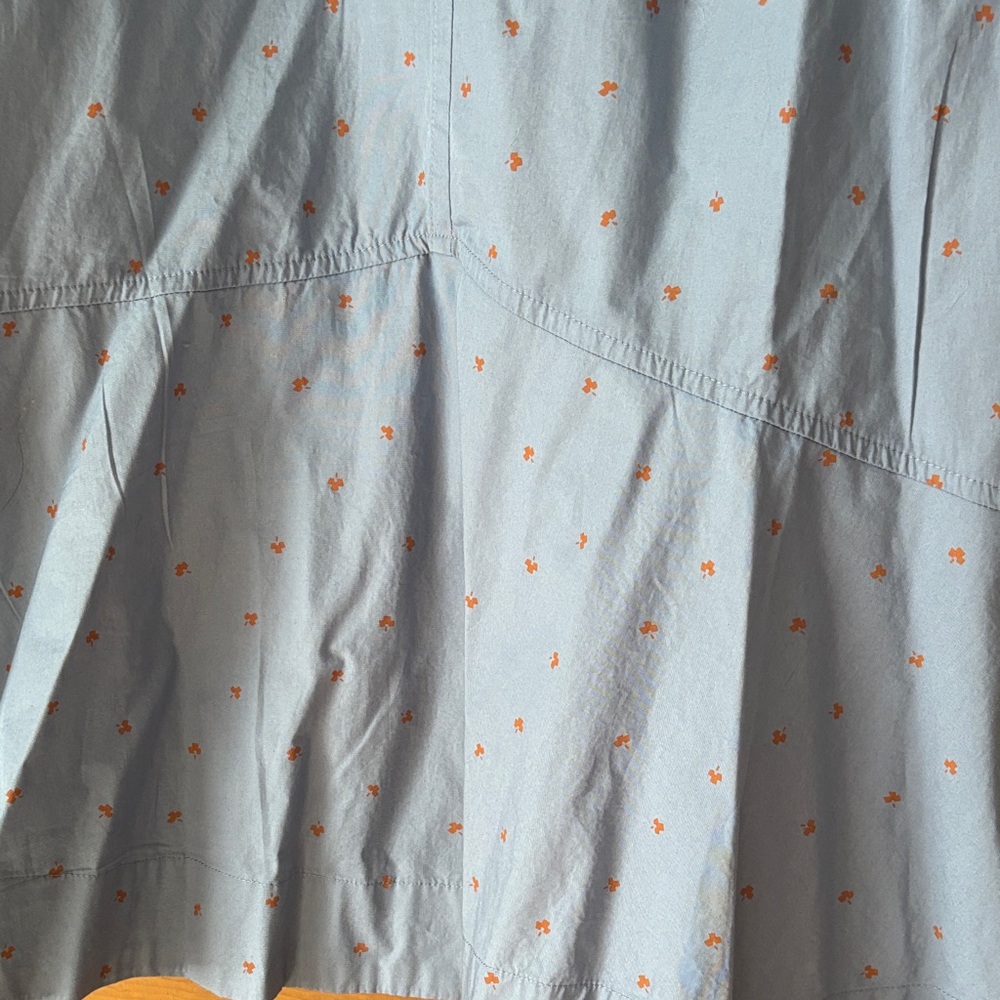 NWOT Chic Blue Dress with Ruffle Accents - Picture 4 of 8